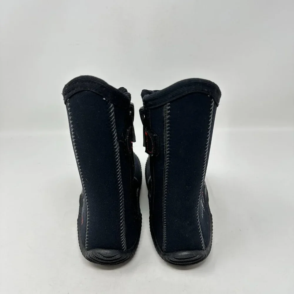 Aqua Lung EchoZip Ergo Size 5 (6.5mm) Black Scuba Diving Sock Boots Shoes